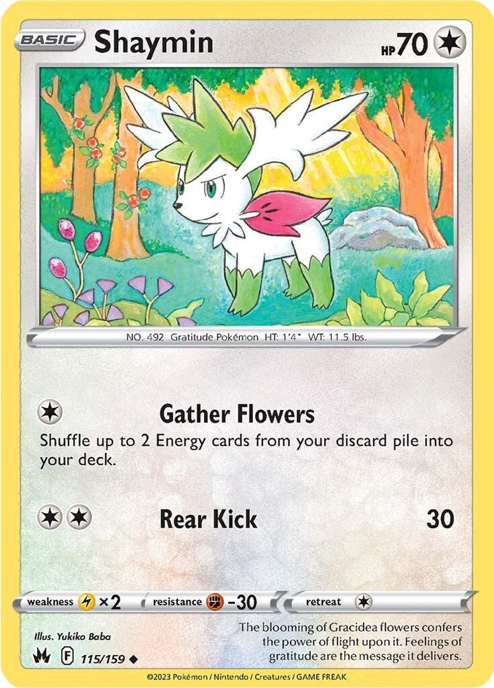 Shaymin (115/159) [Sword & Shield: Crown Zenith] - Card Brawlers | Quebec | Canada | Yu-Gi-Oh!