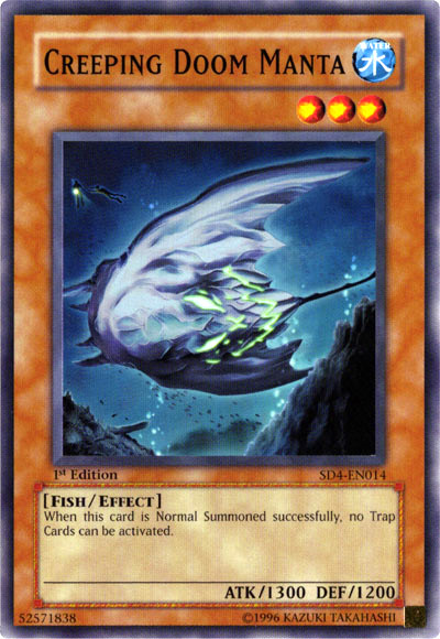 Creeping Doom Manta [SD4-EN014] Common - Yu-Gi-Oh! - Card Brawlers | Quebec | Canada |