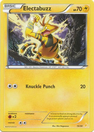 Electabuzz (15/30) [XY: Trainer Kit 3 - Pikachu Libre] - Card Brawlers | Quebec | Canada | Yu-Gi-Oh!