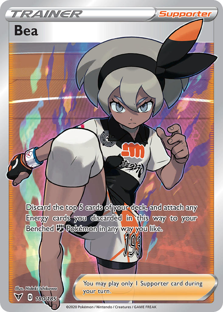 Bea (180/185) [Sword & Shield: Vivid Voltage] - Card Brawlers | Quebec | Canada | Yu-Gi-Oh!
