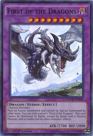 First of the Dragons [NECH-EN050] Super Rare - Card Brawlers | Quebec | Canada | Yu-Gi-Oh!