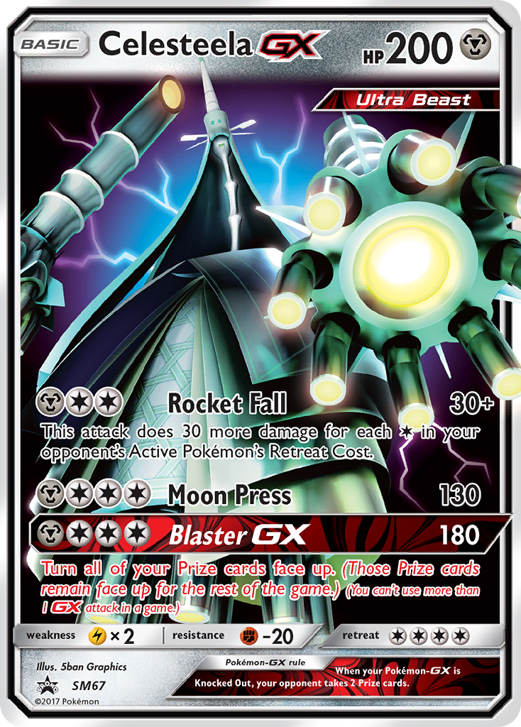 Celesteela GX (SM67) [Sun & Moon: Black Star Promos] - Card Brawlers | Quebec | Canada | Yu-Gi-Oh!
