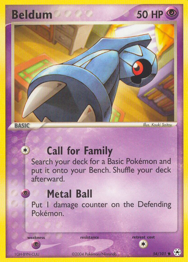 Beldum (54/101) [EX: Hidden Legends] - Card Brawlers | Quebec | Canada | Yu-Gi-Oh!