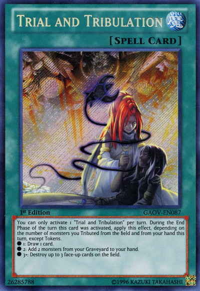 Trial and Tribulation [GAOV-EN087] Secret Rare - Card Brawlers | Quebec | Canada | Yu-Gi-Oh!