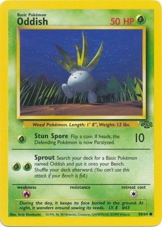 Oddish (58/64) [Jungle Unlimited] - Card Brawlers | Quebec | Canada | Yu-Gi-Oh!