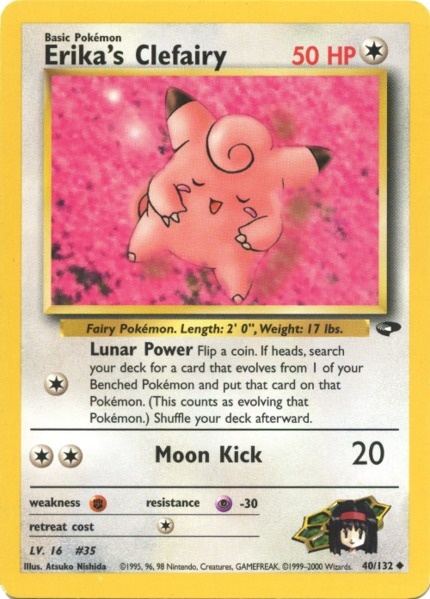 Erika's Clefairy (40/132) [Gym Challenge Unlimited] - Card Brawlers | Quebec | Canada | Yu-Gi-Oh!
