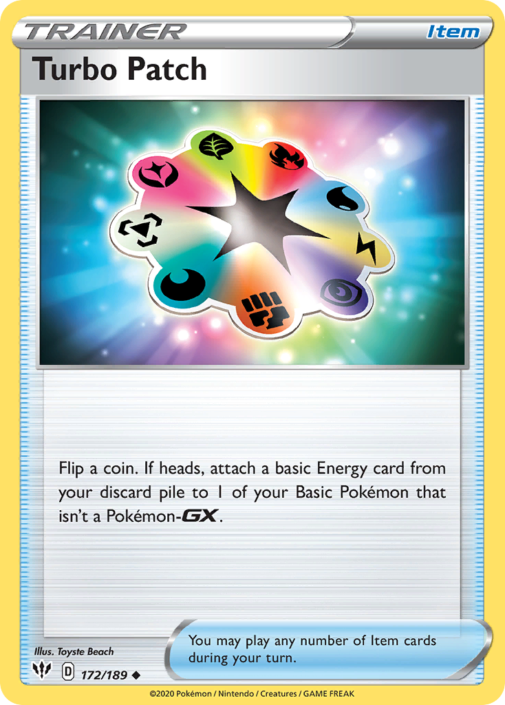 Turbo Patch (172/189) [Sword & Shield: Darkness Ablaze] - Card Brawlers | Quebec | Canada | Yu-Gi-Oh!