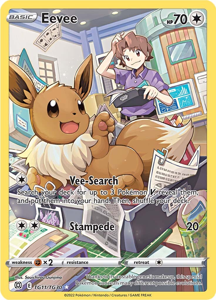 Eevee (TG11/TG30) [Sword & Shield: Brilliant Stars] - Card Brawlers | Quebec | Canada | Yu-Gi-Oh!