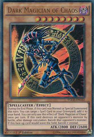 Dark Magician of Chaos [YGLD-ENC02] Ultra Rare - Yu-Gi-Oh! - Card Brawlers | Quebec | Canada |