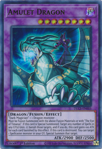 Amulet Dragon [DLCS-EN005] Ultra Rare - Card Brawlers | Quebec | Canada | Yu-Gi-Oh!