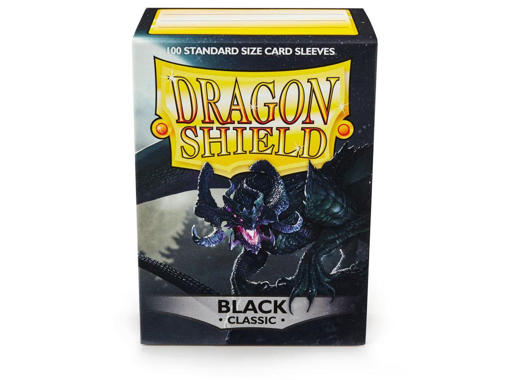 Dragon Shield Classic Sleeve -  Black ‘Signoir’ 100ct - Card Brawlers | Quebec | Canada | Yu-Gi-Oh!