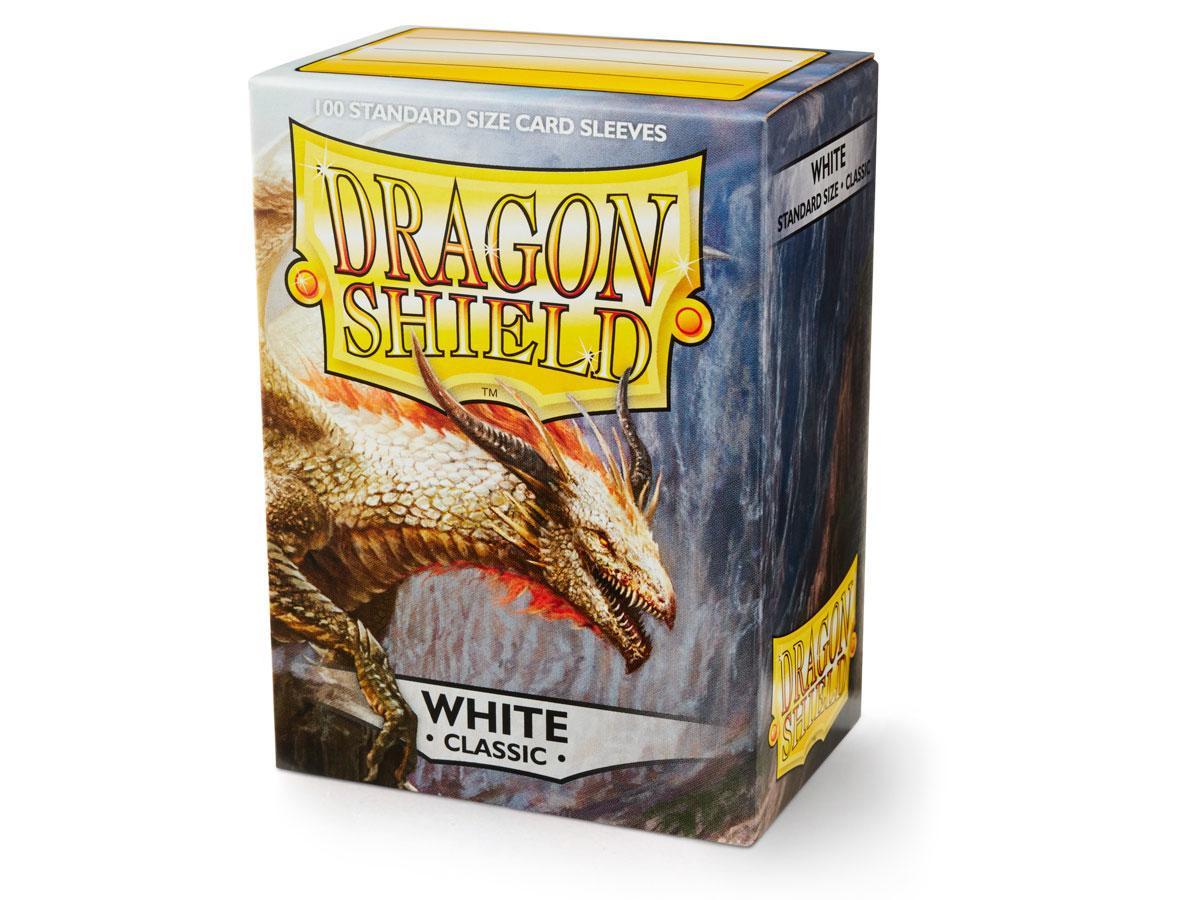 Dragon Shield Classic Sleeve - White ‘Aequinox’ 100ct - Card Brawlers | Quebec | Canada | Yu-Gi-Oh!
