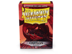 Dragon Shield Classic Sleeve - Crimson ‘Arteris’ 100ct - Card Brawlers | Quebec | Canada | Yu-Gi-Oh!