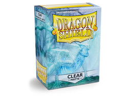 Dragon Shield Matte Sleeve - Clear ‘Angrozh’ 100ct - Card Brawlers | Quebec | Canada | Yu-Gi-Oh!