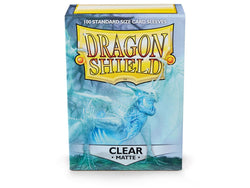 Dragon Shield Matte Sleeve - Clear ‘Angrozh’ 100ct - Card Brawlers | Quebec | Canada | Yu-Gi-Oh!