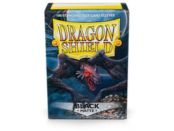 Dragon Shield Matte Sleeve - Black ‘Rhipodon’ 100ct - Card Brawlers | Quebec | Canada | Yu-Gi-Oh!