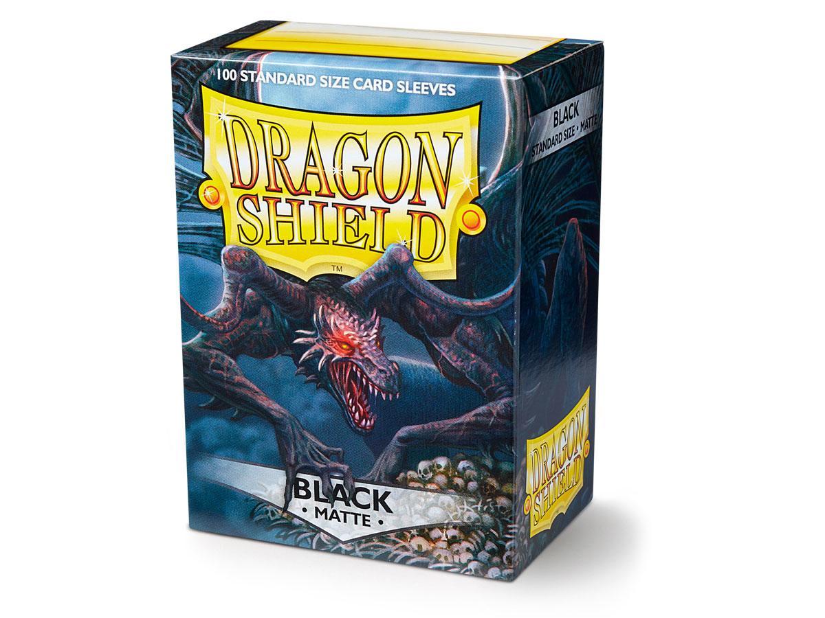 Dragon Shield Matte Sleeve - Black ‘Rhipodon’ 100ct - Card Brawlers | Quebec | Canada | Yu-Gi-Oh!