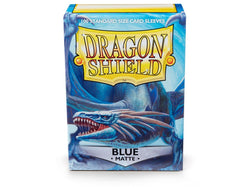 Dragon Shield Matte Sleeve -  Blue ‘Dennaesor’ 100ct - Card Brawlers | Quebec | Canada | Yu-Gi-Oh!