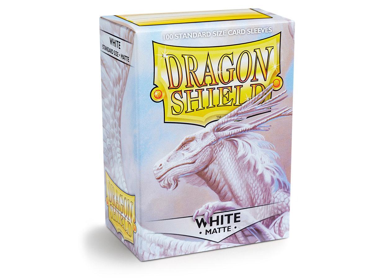 Dragon Shield Matte Sleeve - White ‘Bounteous’ 100ct - Card Brawlers | Quebec | Canada | Yu-Gi-Oh!