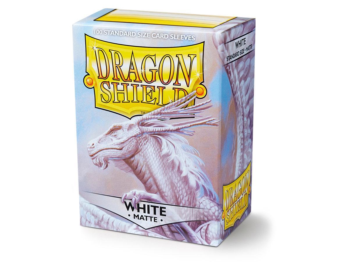 Dragon Shield Matte Sleeve - White ‘Bounteous’ 100ct - Card Brawlers | Quebec | Canada | Yu-Gi-Oh!