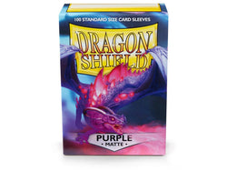 Dragon Shield Matte Sleeve - Purple ‘Miasma’ 100ct - Card Brawlers | Quebec | Canada | Yu-Gi-Oh!