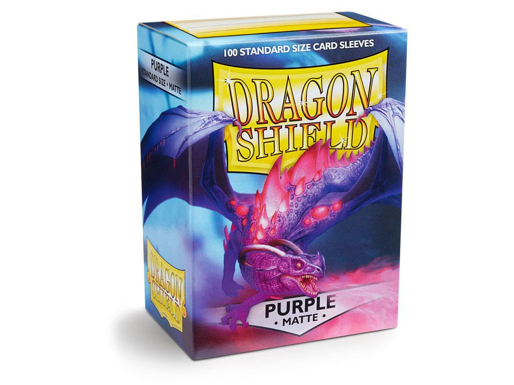 Dragon Shield Matte Sleeve - Purple ‘Miasma’ 100ct - Card Brawlers | Quebec | Canada | Yu-Gi-Oh!