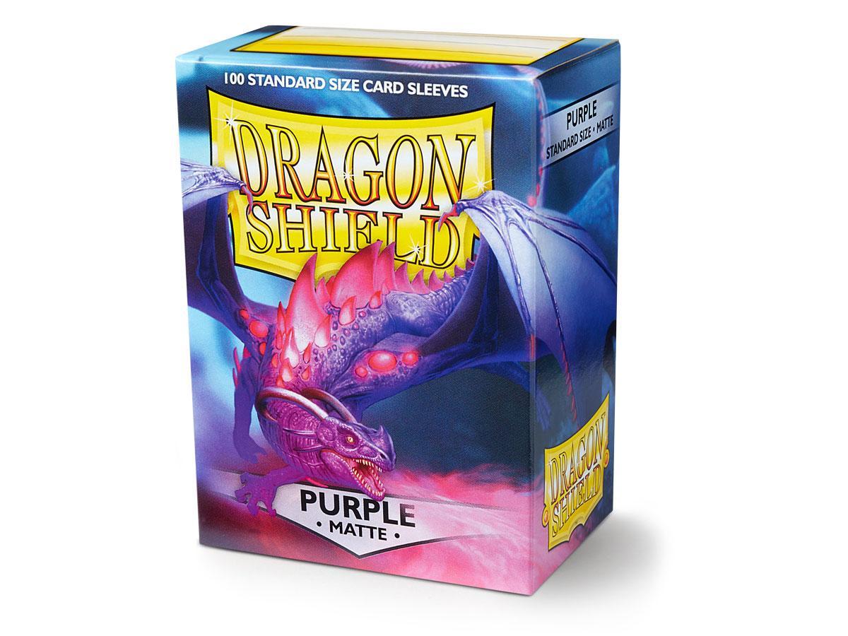 Dragon Shield Matte Sleeve - Purple ‘Miasma’ 100ct - Card Brawlers | Quebec | Canada | Yu-Gi-Oh!