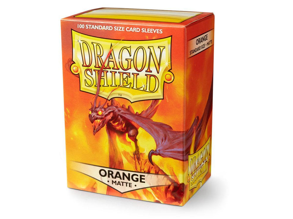 Dragon Shield Matte Sleeve - Orange ‘Usaqin 100ct - Card Brawlers | Quebec | Canada | Yu-Gi-Oh!