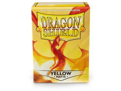 Dragon Shield Matte Sleeve - Yellow ‘Elichaphaz’ 100ct - Card Brawlers | Quebec | Canada | Yu-Gi-Oh!