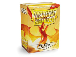 Dragon Shield Matte Sleeve - Yellow ‘Elichaphaz’ 100ct - Card Brawlers | Quebec | Canada | Yu-Gi-Oh!