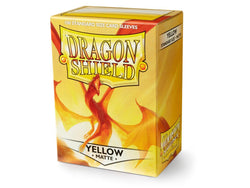 Dragon Shield Matte Sleeve - Yellow ‘Elichaphaz’ 100ct - Card Brawlers | Quebec | Canada | Yu-Gi-Oh!