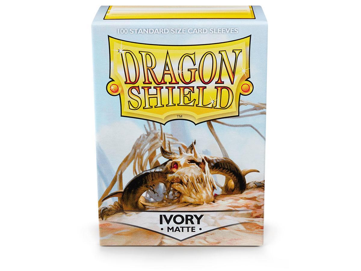 Dragon Shield Matte Sleeve - Ivory ‘Ogier’ 100ct - Card Brawlers | Quebec | Canada | Yu-Gi-Oh!