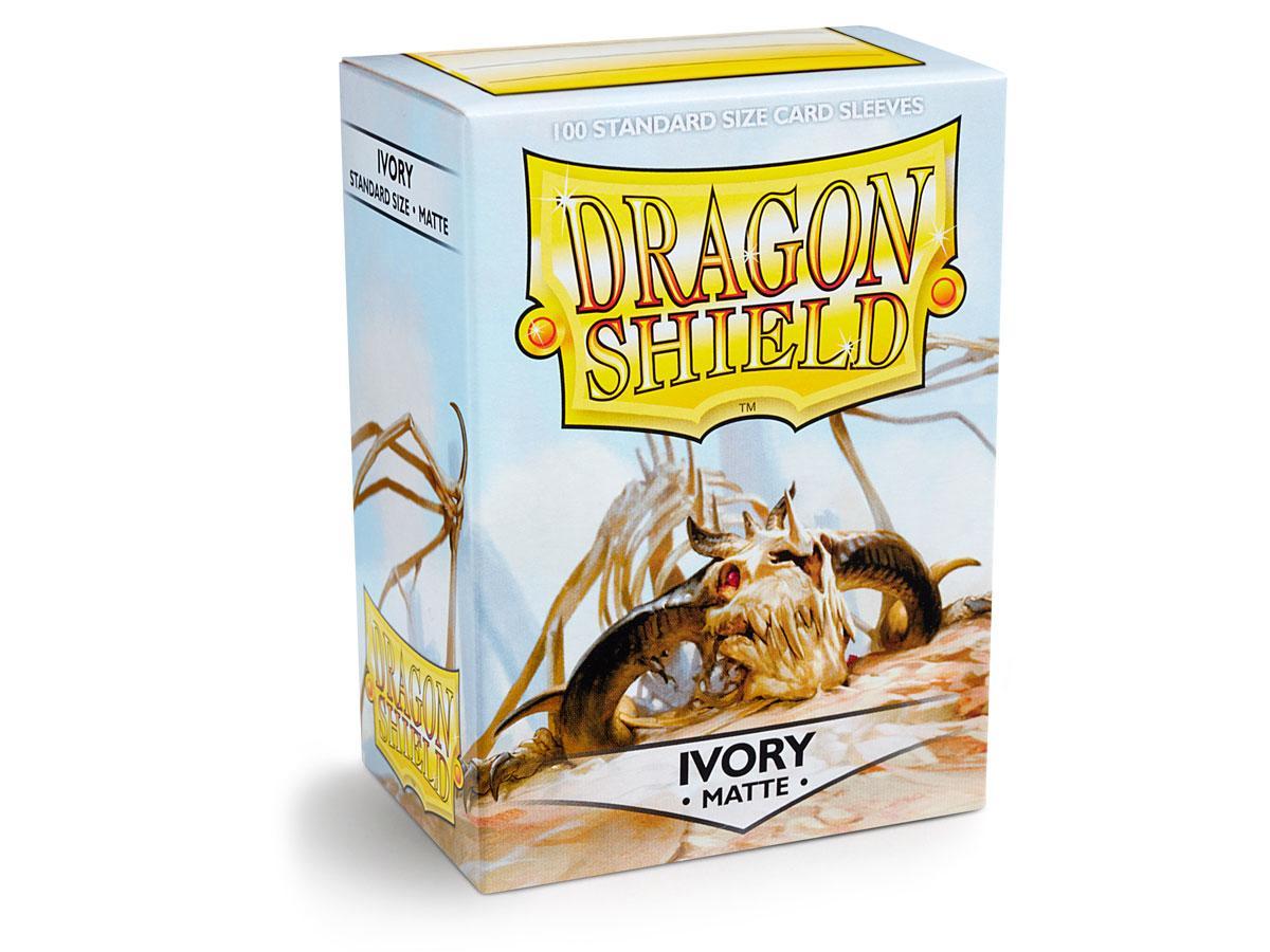 Dragon Shield Matte Sleeve - Ivory ‘Ogier’ 100ct - Card Brawlers | Quebec | Canada | Yu-Gi-Oh!