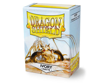 Dragon Shield Matte Sleeve - Ivory ‘Ogier’ 100ct - Card Brawlers | Quebec | Canada | Yu-Gi-Oh!