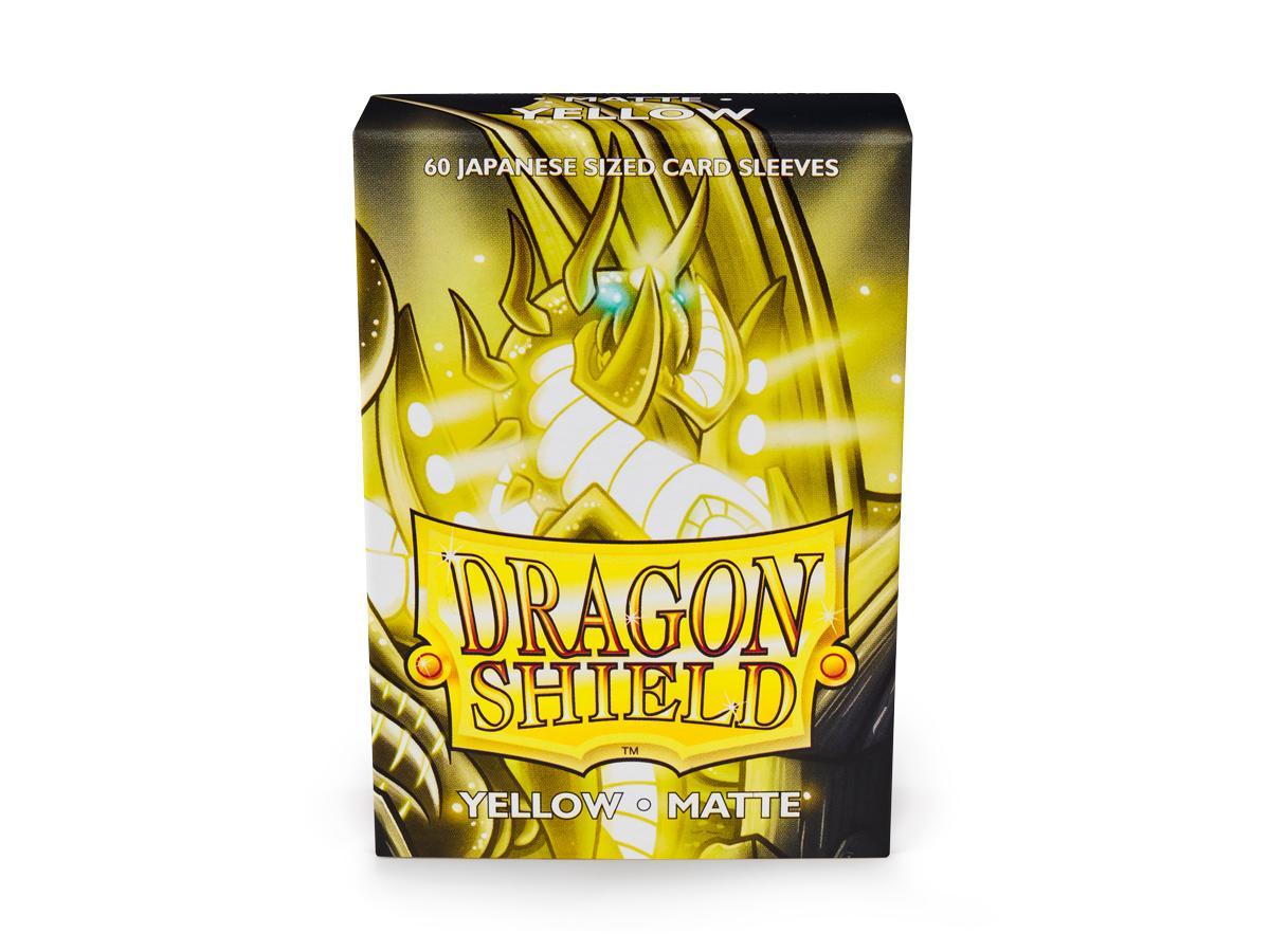 Dragon Shield Matte Sleeve - Yellow ‘SheSha’ 60ct - Card Brawlers | Quebec | Canada | Yu-Gi-Oh!