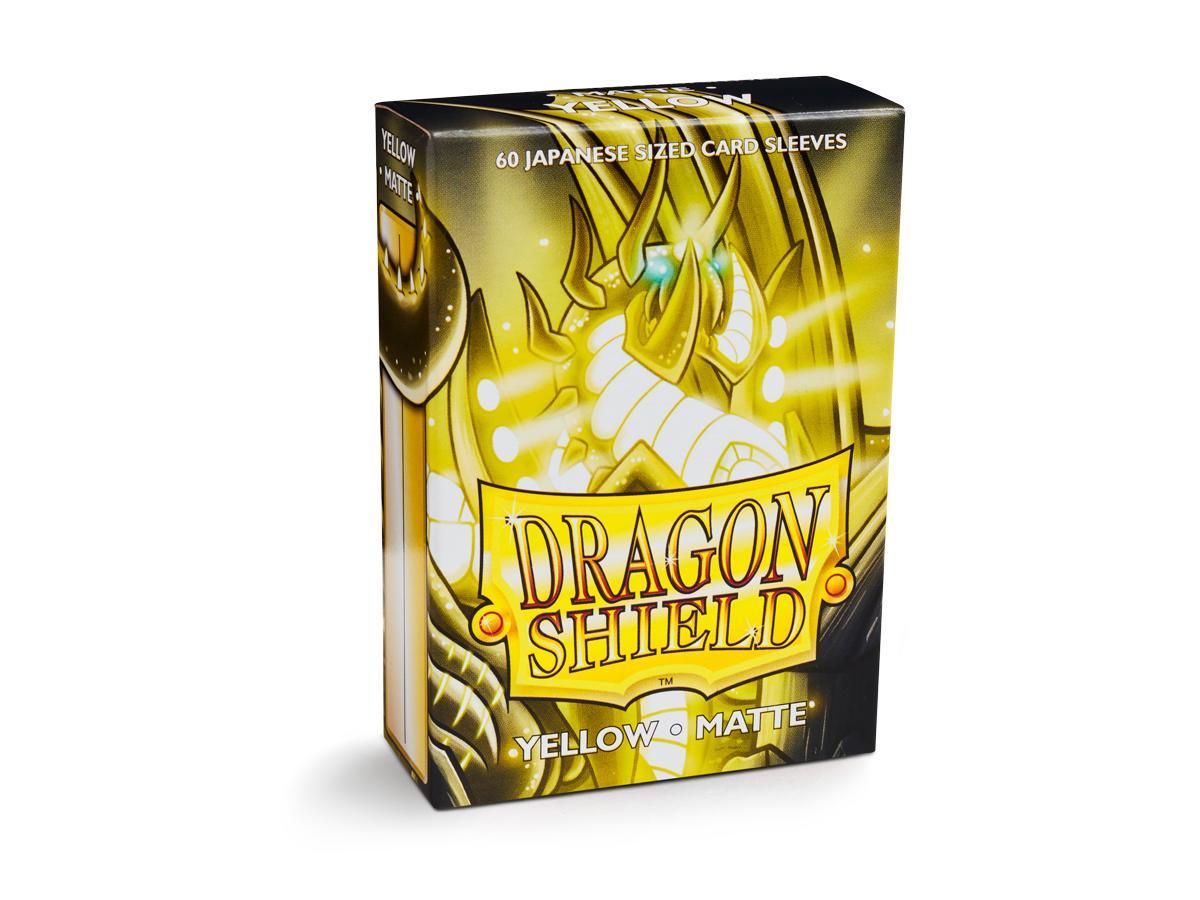 Dragon Shield Matte Sleeve - Yellow ‘SheSha’ 60ct - Card Brawlers | Quebec | Canada | Yu-Gi-Oh!