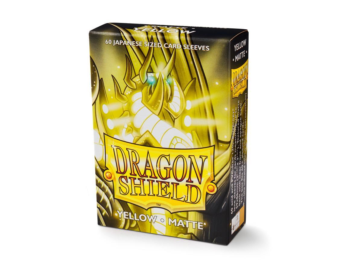 Dragon Shield Matte Sleeve - Yellow ‘SheSha’ 60ct - Card Brawlers | Quebec | Canada | Yu-Gi-Oh!