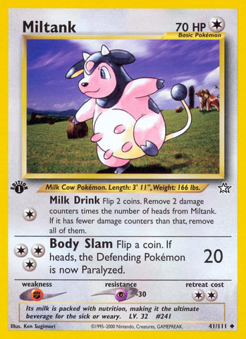 Miltank (41/111) [Neo Genesis 1st Edition] - Card Brawlers | Quebec | Canada | Yu-Gi-Oh!