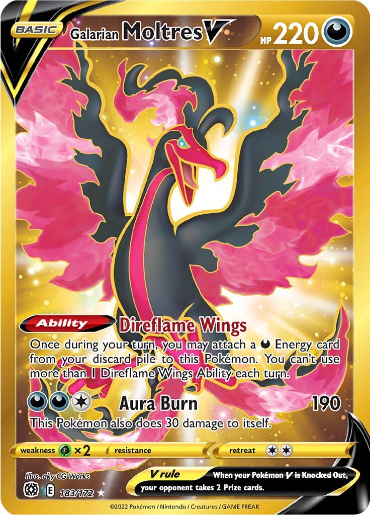 Galarian Moltres V (183/172) [Sword & Shield: Brilliant Stars] - Card Brawlers | Quebec | Canada | Yu-Gi-Oh!