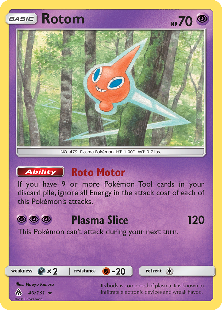 Rotom (40/131) [Sun & Moon: Forbidden Light] - Card Brawlers | Quebec | Canada | Yu-Gi-Oh!