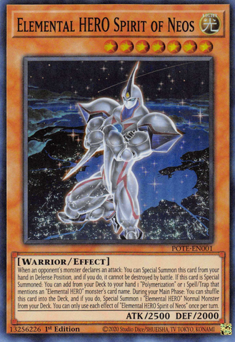 Elemental HERO Spirit of Neos [POTE-EN001] Super Rare - Card Brawlers | Quebec | Canada | Yu-Gi-Oh!