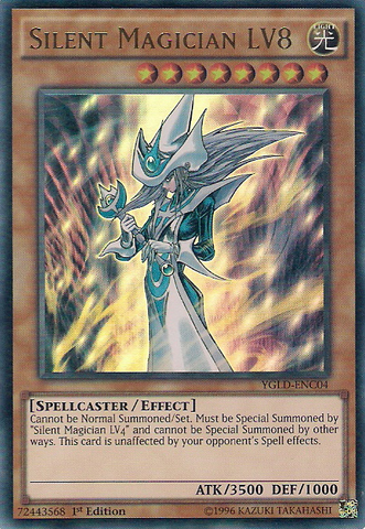 Silent Magician LV8 [YGLD-ENC04] Ultra Rare - Yu-Gi-Oh! - Card Brawlers | Quebec | Canada |