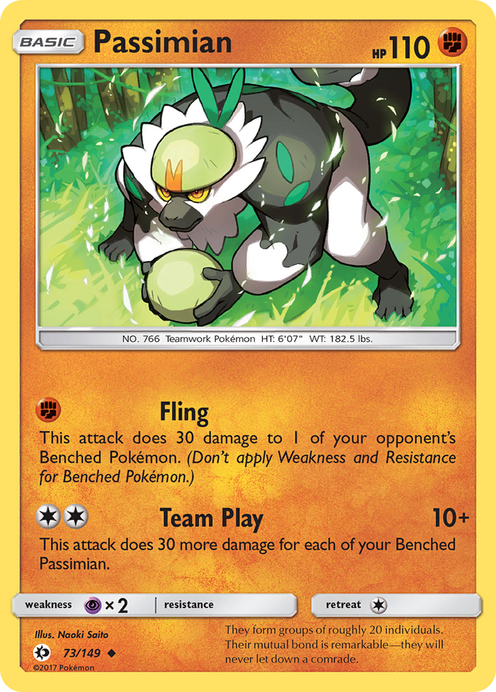 Passimian (73/149) [Sun & Moon: Base Set] - Card Brawlers | Quebec | Canada | Yu-Gi-Oh!