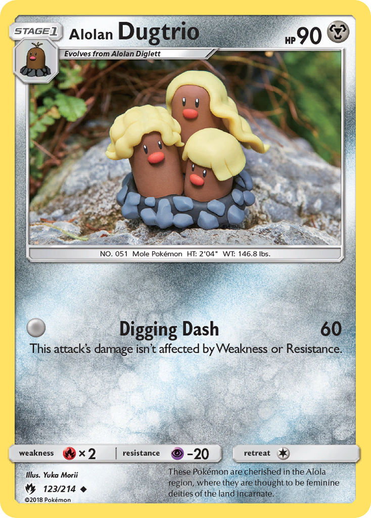 Alolan Dugtrio (123/214) [Sun & Moon: Lost Thunder] - Card Brawlers | Quebec | Canada | Yu-Gi-Oh!