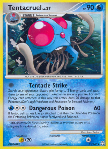 Tentacruel (75/146) [Diamond & Pearl: Legends Awakened] - Card Brawlers | Quebec | Canada | Yu-Gi-Oh!