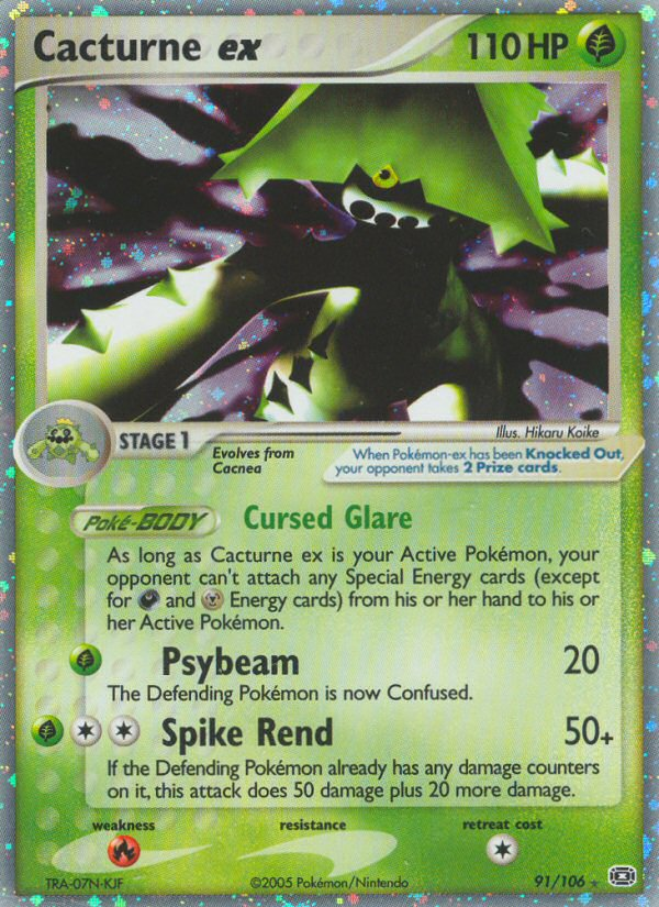 Cacturne ex (91/106) [EX: Emerald] - Card Brawlers | Quebec | Canada | Yu-Gi-Oh!