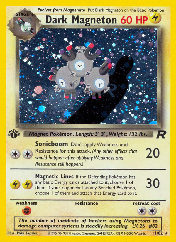 Dark Magneton (11/82) [Team Rocket 1st Edition] - Card Brawlers | Quebec | Canada | Yu-Gi-Oh!