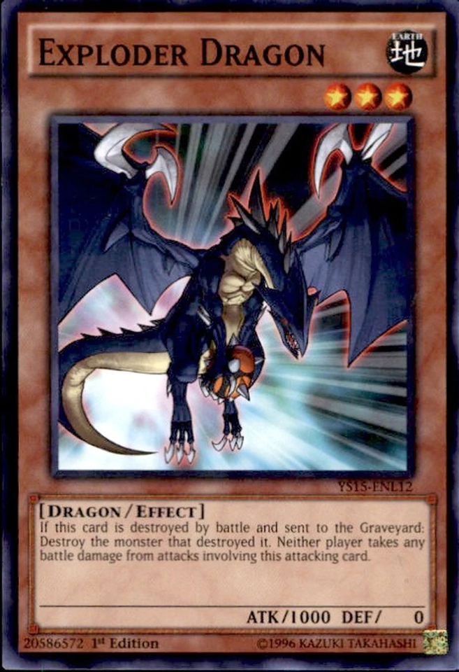 Exploder Dragon [YS15-ENL12] Shatterfoil Rare - Card Brawlers | Quebec | Canada | Yu-Gi-Oh!