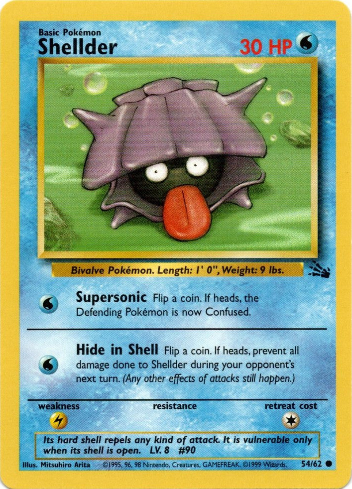 Shellder (54/62) [Fossil Unlimited] - Card Brawlers | Quebec | Canada | Yu-Gi-Oh!