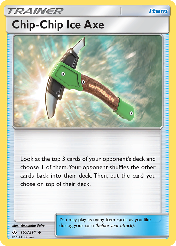 Chip-Chip Ice Axe (165/214) [Sun & Moon: Unbroken Bonds] - Card Brawlers | Quebec | Canada | Yu-Gi-Oh!